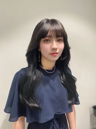 カラー AO所属・RISAKO 艶髪モテヘア🎀府中のヘアスタイル