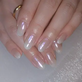 ネイル ネイリストゆか💅 長さだし、深爪矯正のネイルデザイン