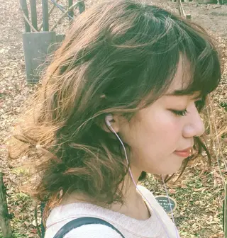 ミディアム カラー パーマ ヘアアレンジ 心斎橋 女性 スタイリスト  大阪のヘアスタイル