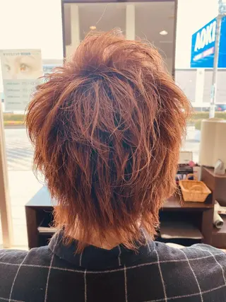 ショート カラー メンズ 阿久津 泰幸のヘアスタイル