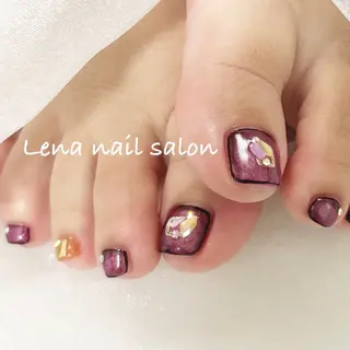 ネイル 自爪育成ネイルケア Lena  nailのネイルデザイン