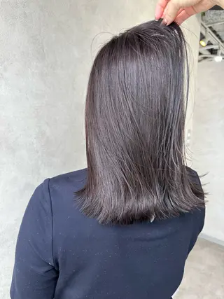 ミディアム カラー ako │ soa巻ける縮毛矯正のヘアスタイル