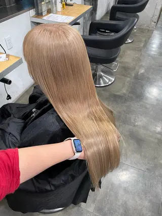 ロング カラー ハイトーン 横浜💞ミオのヘアスタイル