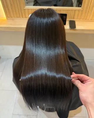 ロング attrait南堀江所属・KAISEI髪質改善 /縮毛矯正のヘアスタイル