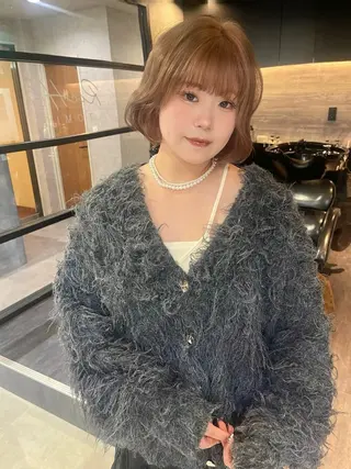 ミディアム Wカラー/レイヤーカ ット/韓国/デザインのヘアスタイル