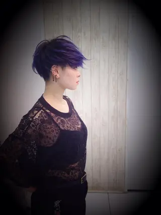 ショート カラー 畠山 雄大のヘアスタイル