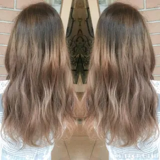 ロング カラー 北條 優輝のヘアスタイル