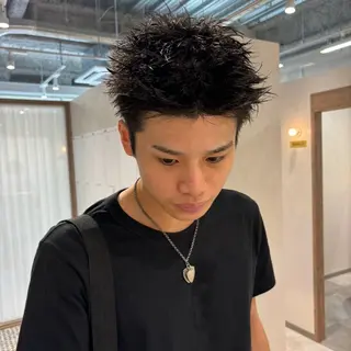 メンズ garage.所属・スパイキーショート 平出天翔のヘアスタイル