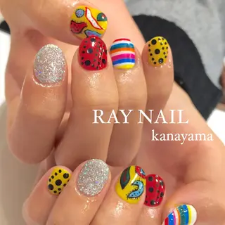 ネイル Arowa 伊田のネイルデザイン