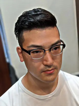 ショート 田知本 遼のヘアスタイル