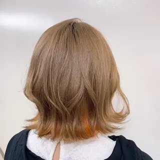 ショート カラー 透明感カラー& メンズアイブロウ専門のヘアスタイル