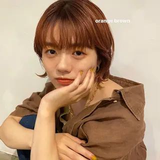 ショート カラー 暖色カラー/レイヤー 🌙 オノユリカのヘアスタイル