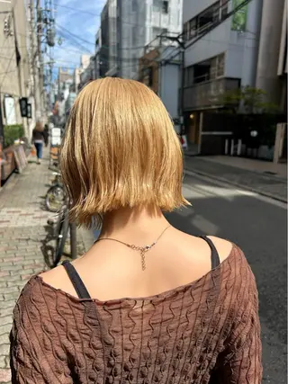 ミディアム L STUDIO所属・ハイトーン/ブリーチ 🧁soraのヘアスタイル