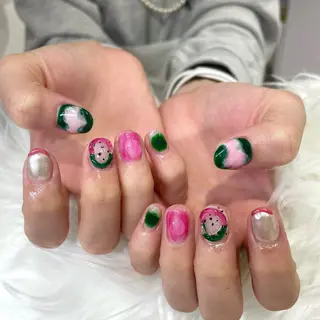 ネイル 新井 ひなののネイルデザイン