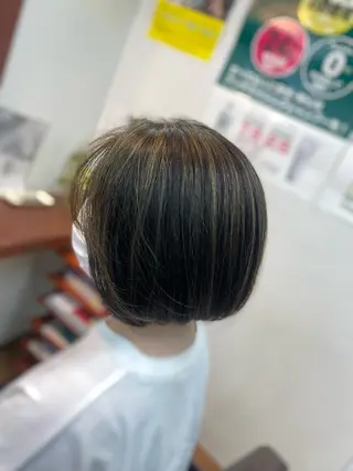 カラー 染谷 れなのヘアスタイル