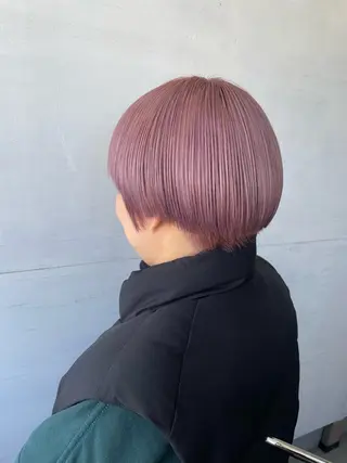 ショート カラー かわさき ともやのヘアスタイル