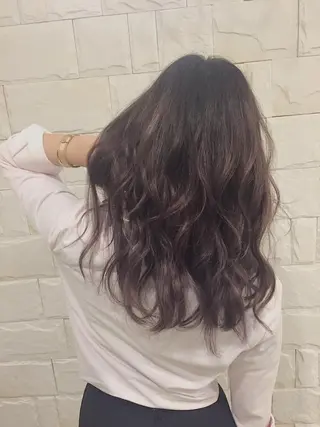 ロング カラー _WHITE 高槻店 平野湧人　/髪質改善のヘアスタイル