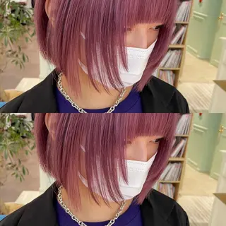 ショート カラー 💜ハイトーン💛 マジカルかいちゃんのヘアスタイル