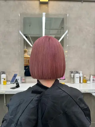 ショート カラー ヘアアレンジ Over hair_ misakiのヘアスタイル