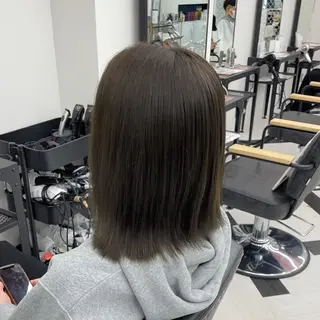 ミディアム カラー パーマ ヘアアレンジ メンズ mona/ ストレートスタイル✨のヘアスタイル