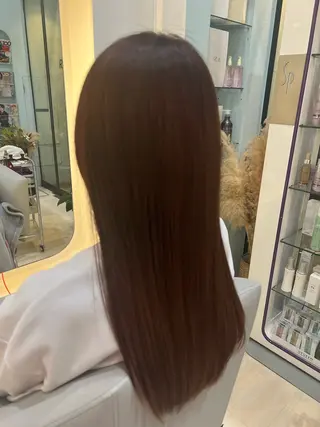 セミロング カラー 堀井 凌平のヘアスタイル