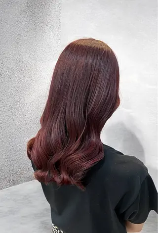 ミディアム カラー 髪質改善/ ツヤ髪カラー/高井のヘアスタイル