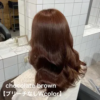 ロング カラー 愛結 暖色カラー🎀🩰のヘアスタイル