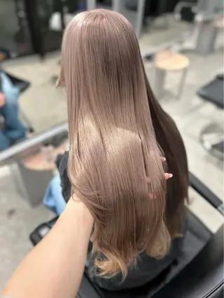 ロング カラー PELE/ハイトーン /NATSUKIのヘアスタイル