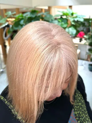 ミディアム カラー 中西倖 トップスタイリストのヘアスタイル