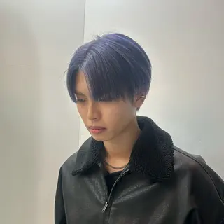 ショート カラー メンズ 🍓ダメージレスで 可愛く🍓HINAのヘアスタイル