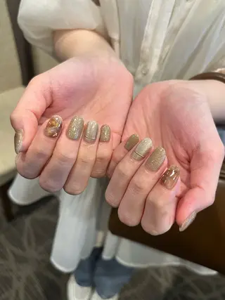 ミディアム Nobody_ Mikieのネイルデザイン