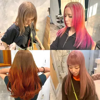 ロング カラー 大久保 優香のヘアスタイル