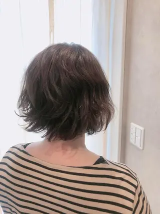 ショート カラー 野咲き 美容室のマツエク・マツパデザイン