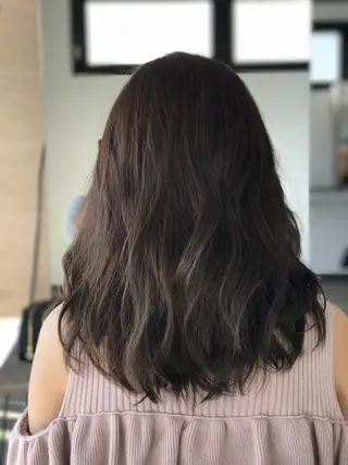 ミディアム セミロング ロング カラー 🌈ディレクター🌈 徳松優希のヘアスタイル