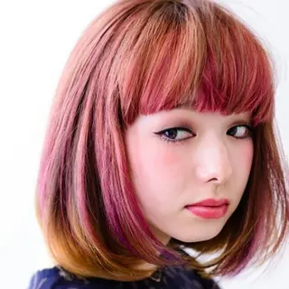 ショート ミディアム カラー 杉若 利彦のヘアスタイル