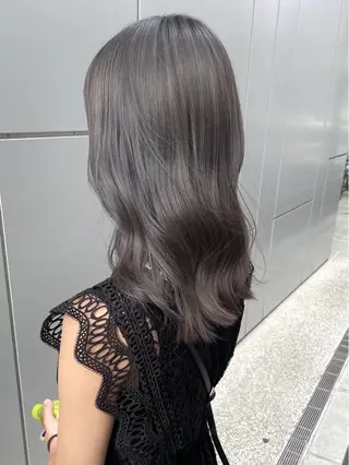 ロング カラー ヘアアレンジ 髪のお医者さん南船場 ARCHEゆうまのヘアスタイル