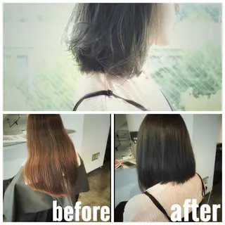 ミディアム カラー BOB🌟ハイトーン /ブリーチ/TAKUのヘアスタイル