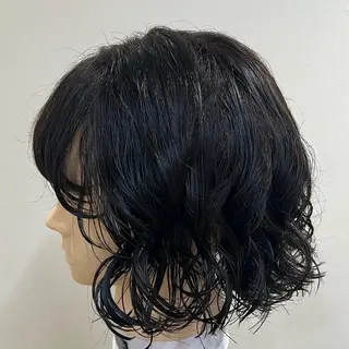 ショート パーマ 朝が楽になる艶髪縮毛 ✨中稲明梨のヘアスタイル