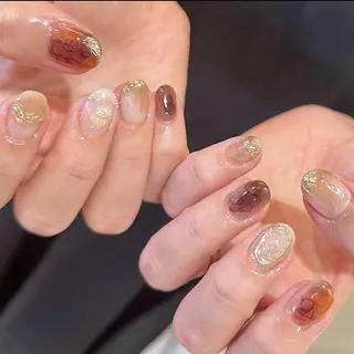 ネイル 𝕄𝕚𝕪𝕦🤍 自由が丘⌇パラジェルのネイルデザイン