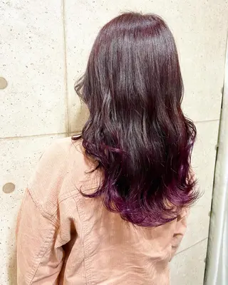 セミロング ヘアセット☆ 髪質改善カラー☆まいのヘアスタイル
