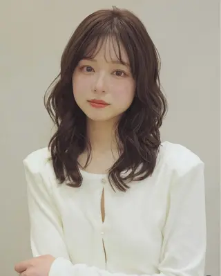 ロング パーマ 骨格診断カット.𖥔 ボブ/レイヤー/碧夢のヘアスタイル