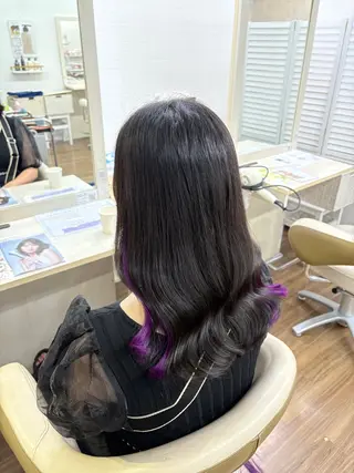 ミディアム カラー GLOSS 心斎橋 山上のヘアスタイル