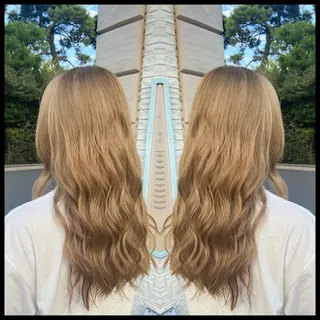 ロング カラー 🪼高評価🪼 💎柴崎の藤咲💎のヘアスタイル