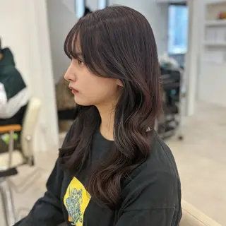 ロング 梅田髪質改善 韓国カット/星野綾哉のヘアスタイル