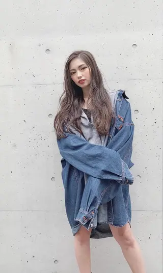 ロング SAKURA 原宿所属・なかの たくみのヘアスタイル