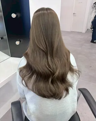 ロング カラー Mio/髪質改善 透明感カラー/西梅田のヘアスタイル