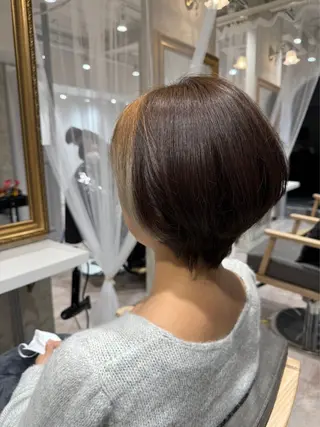 ショート 徳永 侑紀のヘアスタイル