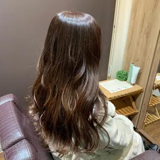 ロング カラー パーマ ヘアアレンジ ネイル マツエク・マツパ SOUPLE 土谷優乃のヘアスタイル