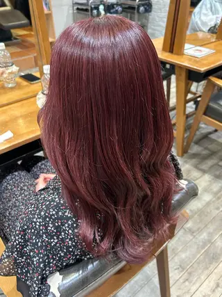 セミロング ここな Un amiのヘアスタイル