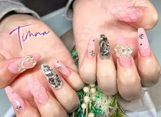 ロング NAILSALON 🍔Timna🍟のネイルデザイン